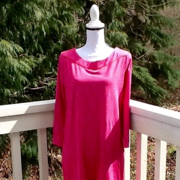 Lands' End print nylon/spandex dress/tunic - Picture 1 of 8